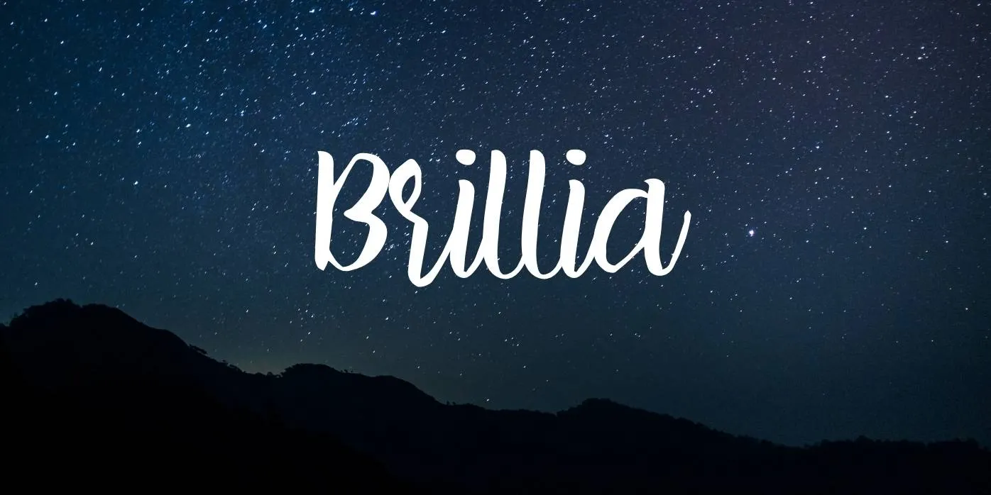 Brillia Font Free Download