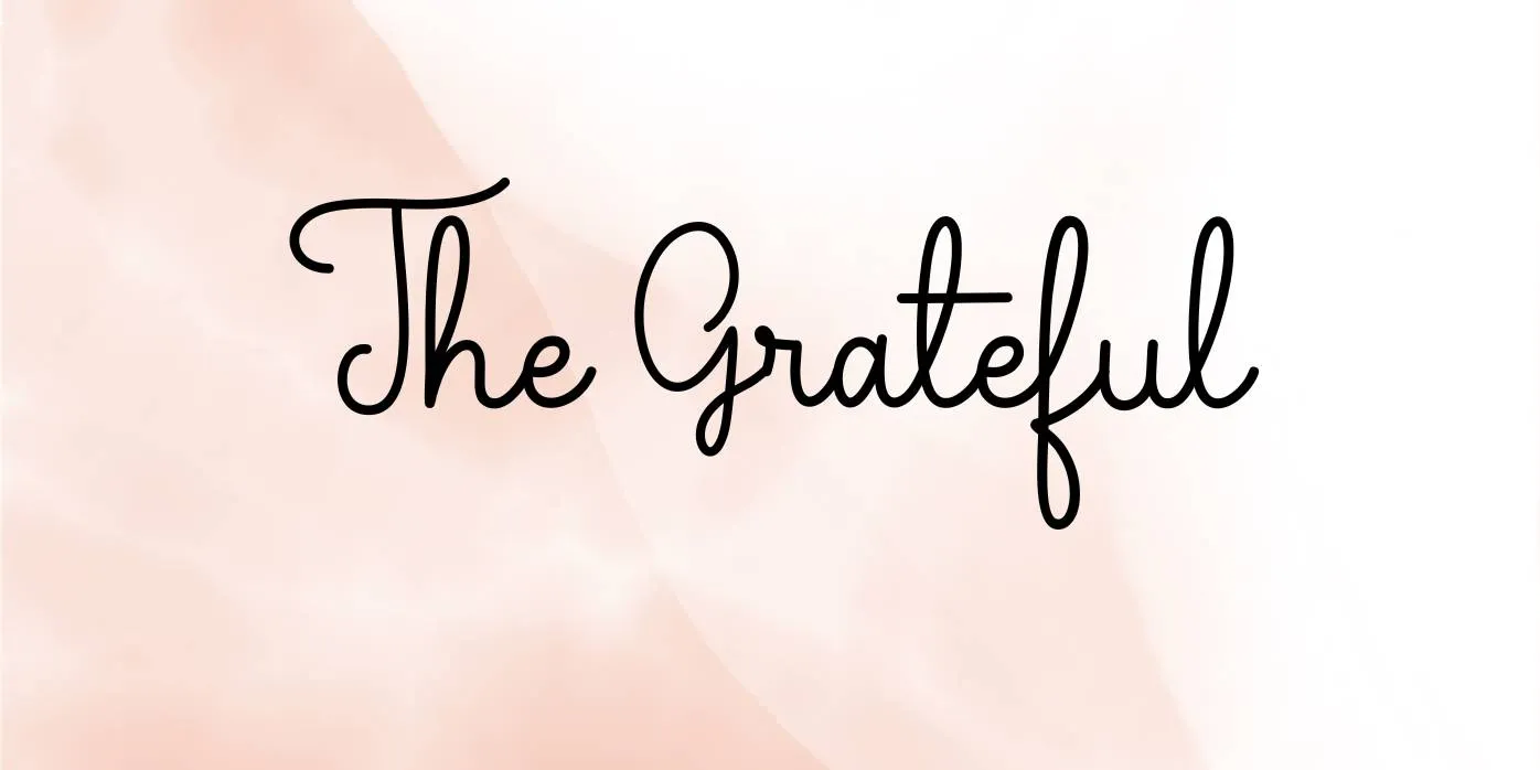 The Grateful Font Free Download