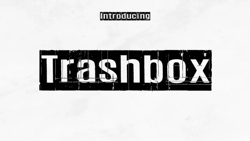 Trashbox Font Free Download