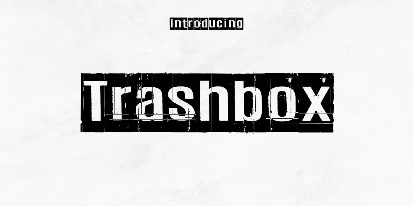 Trashbox Font Free Download