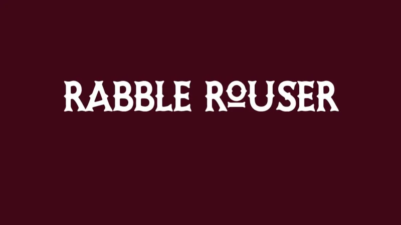 Rabble Rouser Font Free Download